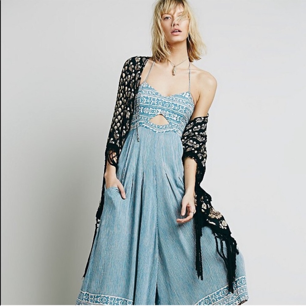 Rare free people bali sanur jumpsuit